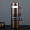 Large Capacity Insulated Stainless Steel Water Bottle with Portable Lanyard