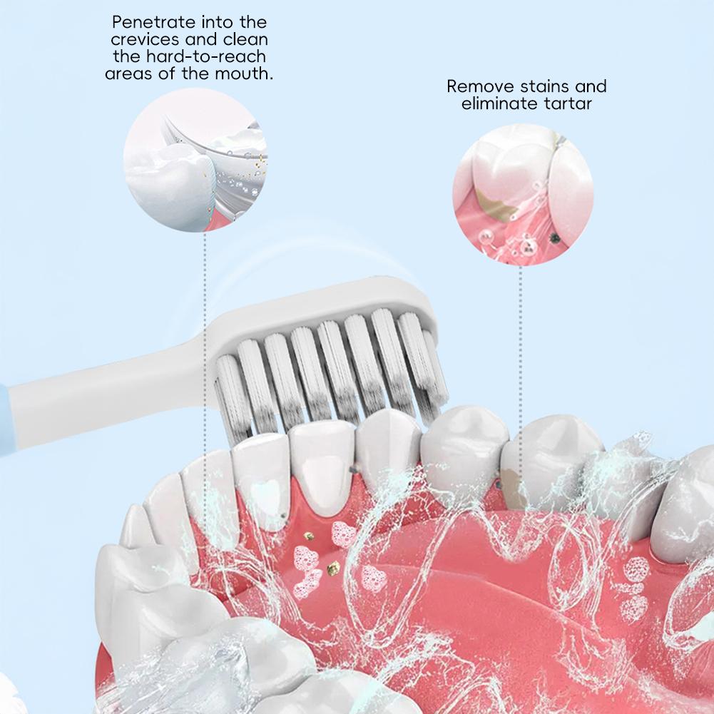 Sonic Electric Adult Toothbrush Battery/USB Rechargeable IPX6 Waterproof Toothbrushes High Frequency Cleaning Oral Healthy Care