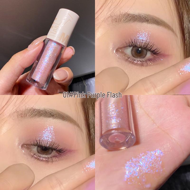 Sweet Mint Liquid Eyeshadow: Fine Shimmer Glitter, Pearlescent Highlighter for Aegyo-Sal, One-Drop Flash Explosion.