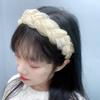 Non-Slip Organza Braided Headband Elegant High Cranial Top Headband  Women's Hair Accessories