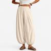 Relaxed European and American Minimalist Fashion Wide-leg Versatile Casual Pants for Women