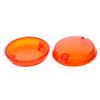 2pcs Turn Signal Light Cover Indicator Lens Smoke Flashing Lamp Covers For Kawasaki  Vulcan 1500 1600 800 Yamaha Warrior V-Star