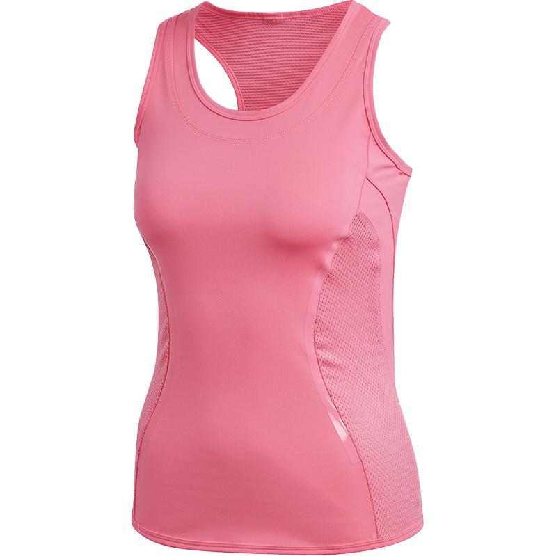 Adidas Tank Tops Women s Pink Crew Neck Moderate Other FS7578 170/84A/S