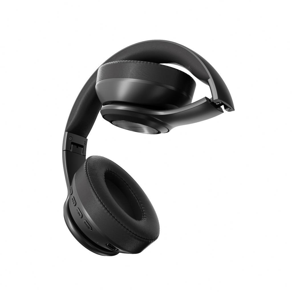 Hybrid Active Noise Cancelling Over-Ear Headset with Deep Bass Reduce Noise Music Earbuds for Sport