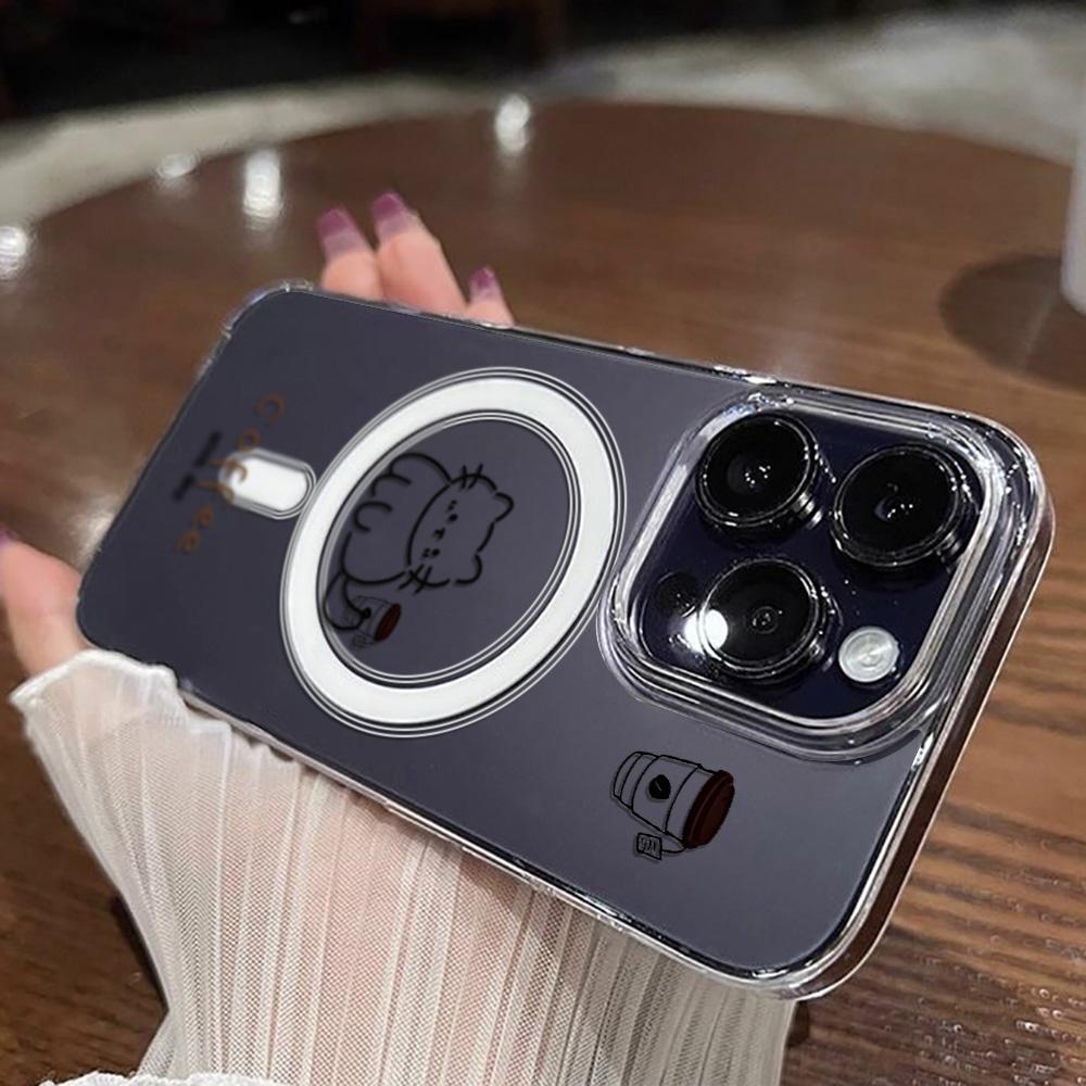 Magnetic Phone Case for iPhone 12 14 16 17 Pro 17 16 15 14 13 12 Pro Max  12 13 14 15  16 High Quality Shockproof Shell Full Protection Cute Style
