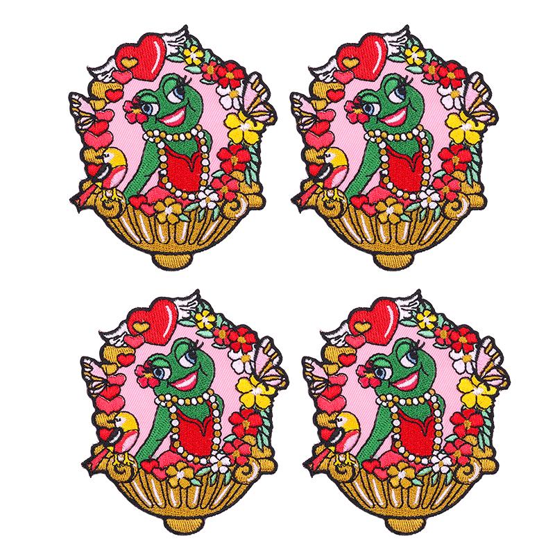 10pcs /Lots Netherland Carnival Patch Netherland Oeteldonk Emblem Full Embroidered Patches Iron On Patches For Clothing Sew Diy 