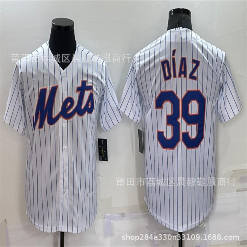 New York Mets Baseball Jersey Fan Apparel Cotton Blend Unisex Sportswear Fall Winter