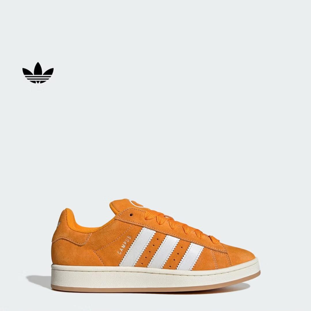 Adidas  Кеды-хлеб  CAMPUS 00-х Классические холщовые кроссовки Adidas Трилистник JQ6040 35.5 жёлтый