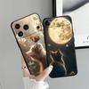 Case for Apple iPhone 17 Pro Max 13 Air XR XS MAX 14 15 Pro 7 8 12 11 16 Funda Phone Cover Cute Cat
