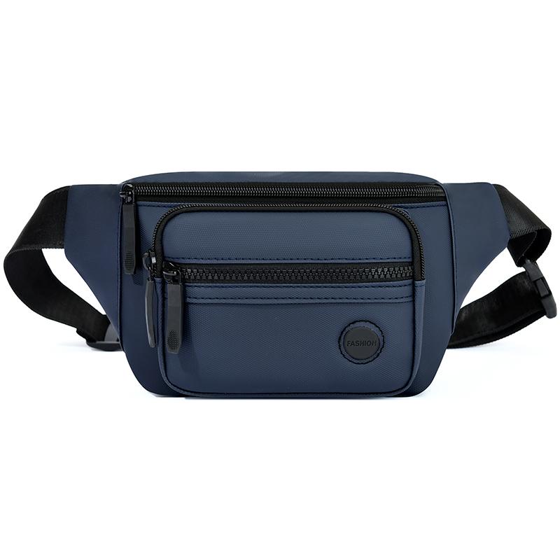 

Унісекс водонепроникна поясна сумка-пакет чоловічий поясний чохол жіночий кенгуру гаманець для телефону на стегні - туристичне спорядження для чоловіків та жінок синій