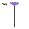 Insect Watering Station Handmade Flower Garden Stake Ground Insert Bee Butterfly Decorative Floral Ornament Bird Bath Pollinator Drinking Bowl
