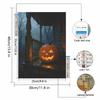 Halloween diamond painting kit handmade diy glowing pumpkin porch painting home decoration painting