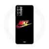 Maniacase Case for Samsung Galaxy A04s Colorful Nike Logo Black Front