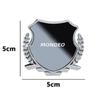 Zinc Alloy Metal Car Fender Emblem Side Window Badge Styling Decal For Ford Mondeo Logo Exterior Modification Decor Accessories