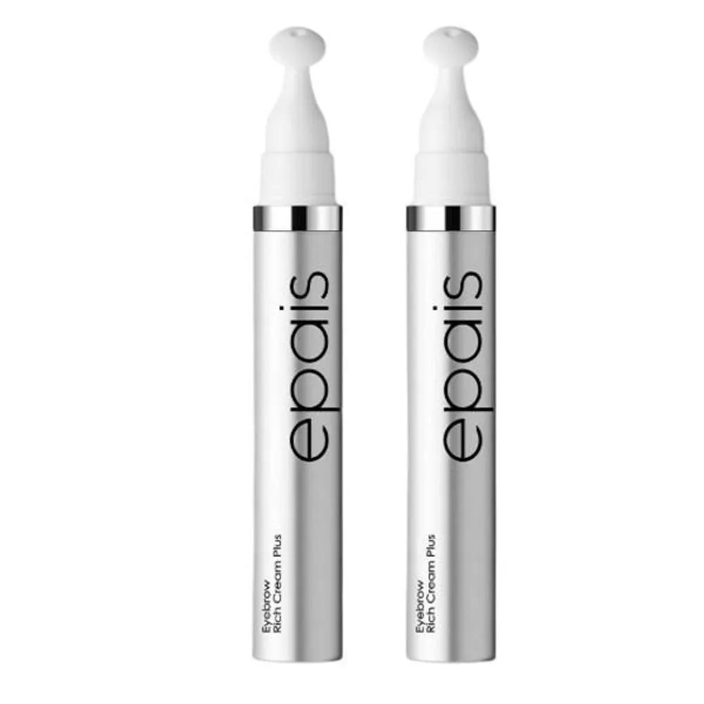 EPAIS Eyebrow Rich Cream Plus 15ml, 2 Pieces Highly concentrated for full eyebrows, intense moisturization
