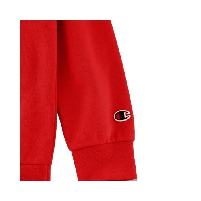 Sweat à Capuche - CHAMPION - 306874 - Rouge - Garçon - Manches longues