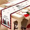Buffalo Plaid Christmas Tree Table Runner Merry Christmas Decorations For Home 2026 Xmas Table Cover Gifts Happy New Year 2026