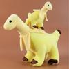 Kawaii Creative Banana Dinosaur Plush Doll Tyrannosaurus Rex Stuffed Plushie Toy Soft Stuffed Dragon Comfort Gift for Birthdays