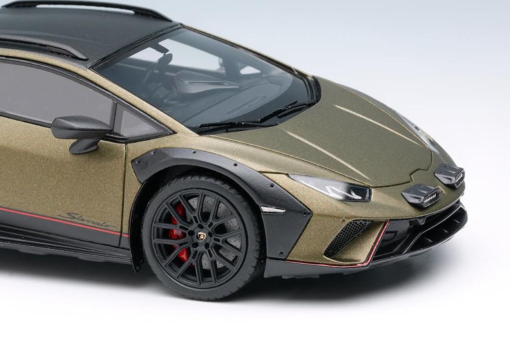 EIDOLON Lamborghini Huracan Stellato 2024 Verde Gear Finished Model EM738A Make-up 1/43