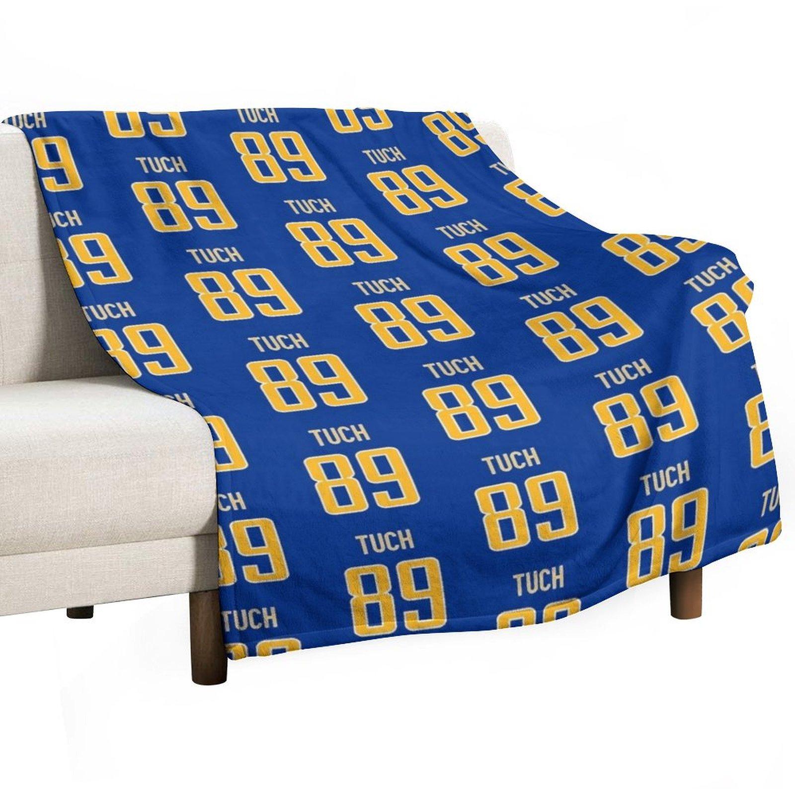 Alex Tuch Blue Throw Blanket Furrys Soft Big Decorative Sofas Stuffeds Blankets 30x40in