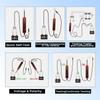 Car Electric Circuit Tester, 6-24v DC Automotive Electrical System Tester, Power Circuit Probe Tester, DC Test Light Automotive Short Circuit Finder
