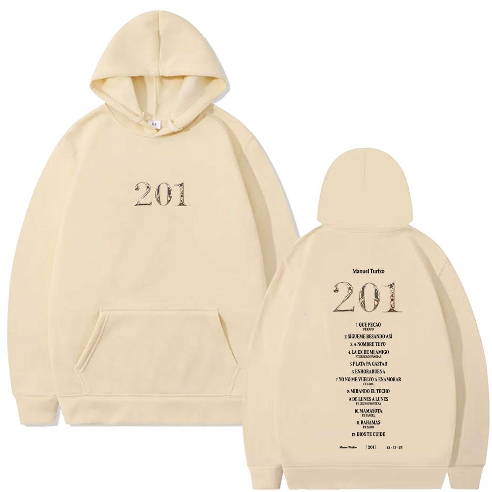 Rapper Manuel Turizo Album Graphic Hoodie Men Women Fashion Music Sweatshirt Man Casual Retro Oversized Hoodies