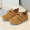 Spring Autumn Soft Sole Kids Vintage Leather Shoes Toddler Casual Loafers Comfortable Preschool Sneakers