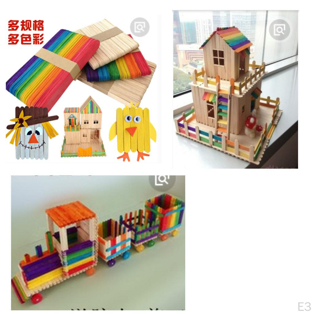 50 Pcs Craft S Assorted Colored