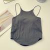 Women's Padded Cami Tank Top Double Lined Spaghetti Strap Basic Undershirts with Built in Bra Slim Fitted Summer Going Out