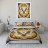 Dove with Halo Floral Bedding Set Bedding set (1 duvet cover, 2 pillowcases, duvet not included)