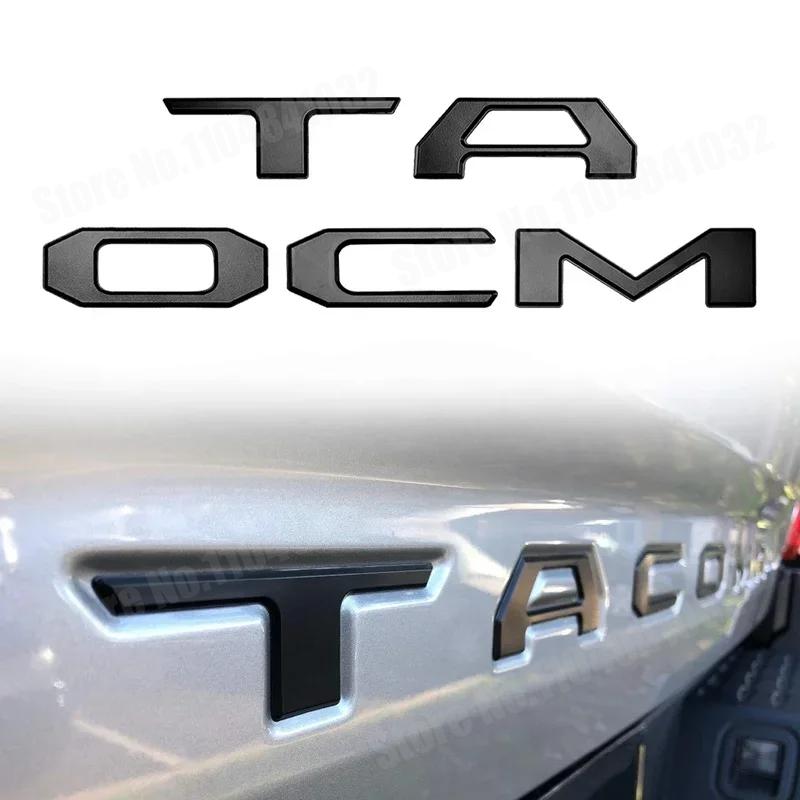 

3D Emblem Sticker Car Trunk Tail Sticker Emblem Badge Decals Decoration Fit For Toyota Tacoma 2024 2025 2023 Car Styling