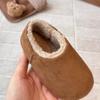 Ins Velvet Warm Bread Cotton Shoes Autumn and Winter New Thick-soled Lazy Fluffy Shoes