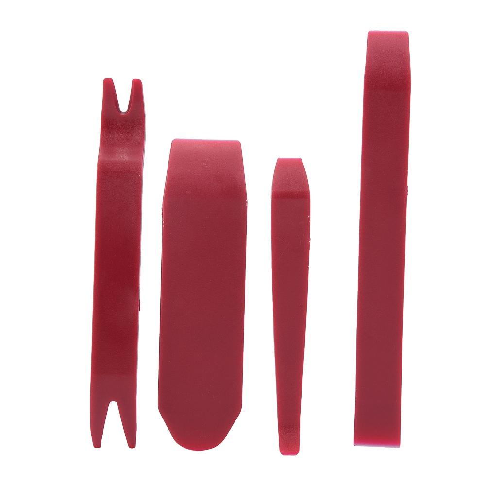 4Pcs Car Stereo Radio Pry Tools Kit Door Clip Panel Dashboard Hand Held Removal Install Tools