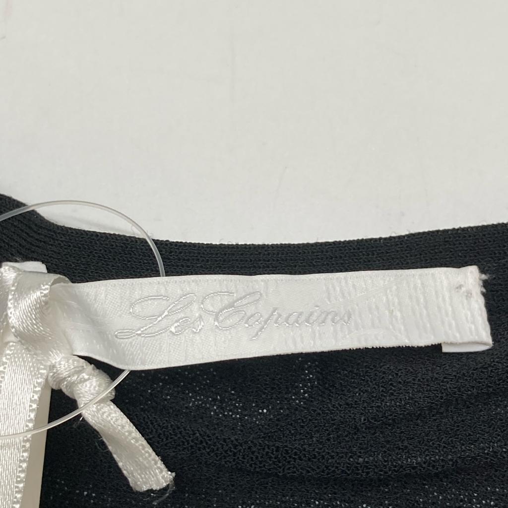 Les Copains BLACK P13 001207 Lace Cardigan Ensemble Tops 40 blackUsed