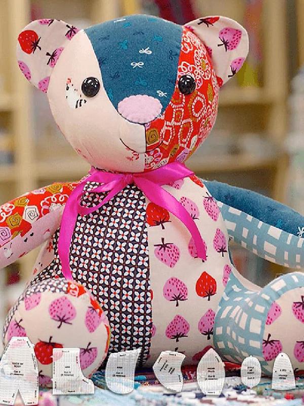Memory Bear Template Ruler Set Creative Acrylic Memory Bear Templates Patchwork Cutting Ruler With Accessories And Instructions