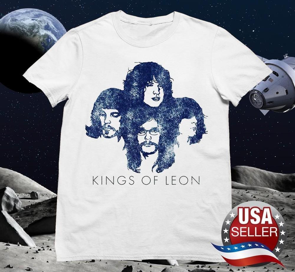 SALE Kings Of Leon Silhouette Album Baumwolle Weiß Unisex T-Shirt