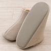 Sybilla Anna Size Senko 72883 Slippers, L, Approx. 24-26cm, Beige, Washable, Stylish, Cute, Warm, Cold-Weather Boa,
