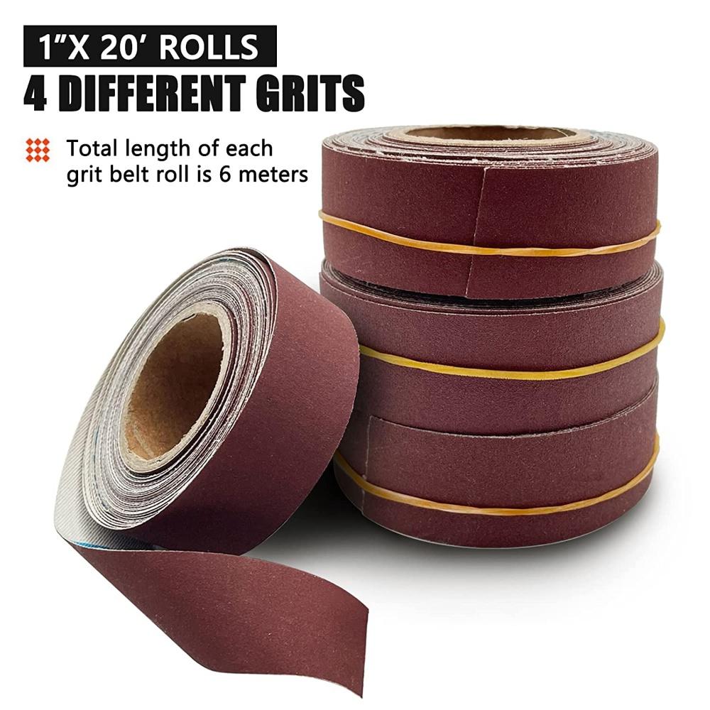 Sandpaper Sand Paper Abrasive Paper with Dispenser Emery Cloth Roll for Wood Furniture Finishing Metal Sanding Polishing 80/150/240/320/400/600