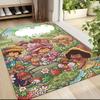 1Pc Strawberry Shortcake Dreamscape Carpet Rug Customizable Soft Washable Antislip Home Living Room Sofa Mats Personalized Rug 0917253