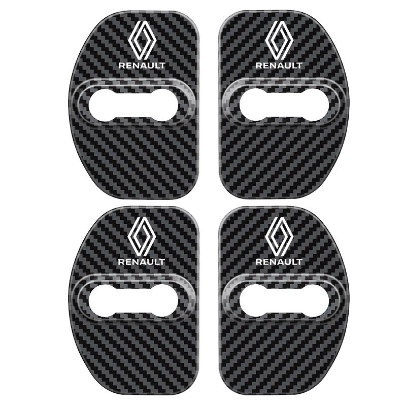 For Renault 2026 New Hub Caps Car Styling Door Lock Cover Emblems Case For Renault koleos duster megane 2 logan clio Kadjar Car