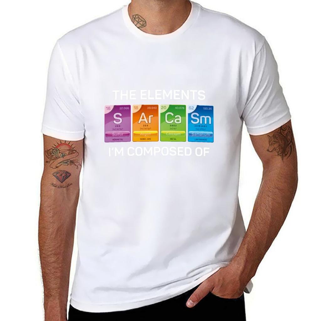 Sarcasm The Eleunisexts Im Composed Of Tshirt Soft Basic Cotton Short Sleeve Tee