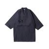 Kendo Honeycomb Waffle Navy 170cm [Chukenshi] Gi, Weave, Blue, Cotton,