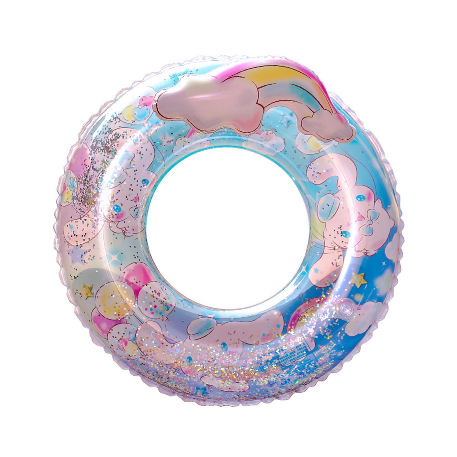 

Детский надувной круг Deniko для плавания, милый, для воды, для девочек, детей, круг, вставка, Sanrio, круг, плавучесть, кольцо, с принтом, для игр, для купания,