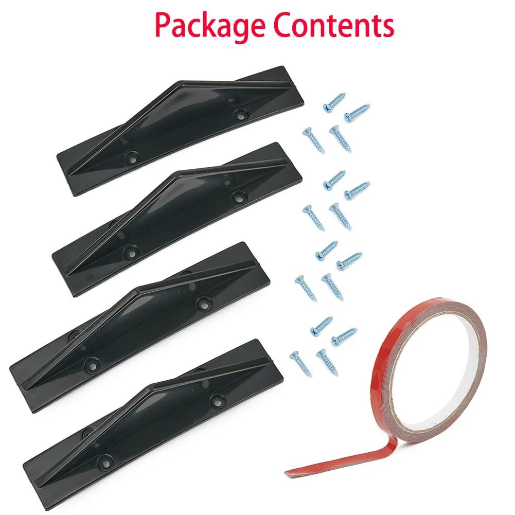 Zadní nárazník Difuzor Lip Splitter Pro Pro Pro Pro Chrysler 300 Sada 4ks Perfektní Pro Pro Pro Pro Vnější Přizpůsobení