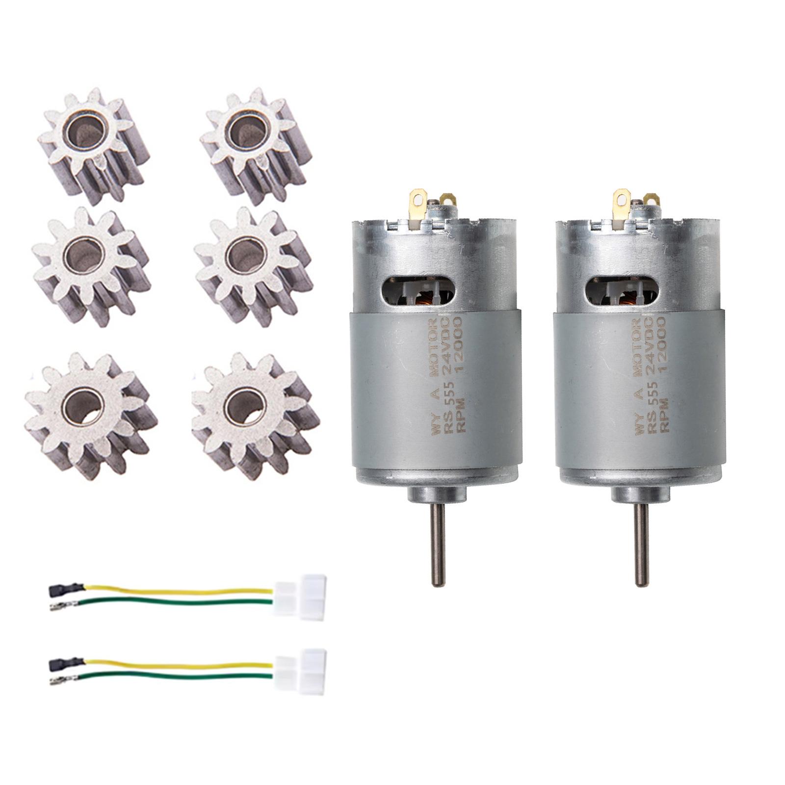 

High Power RS555 24V Electric Motor Easy Install For Kids Remote Control Car Replacement Motor All Terrain Ride On Toy A