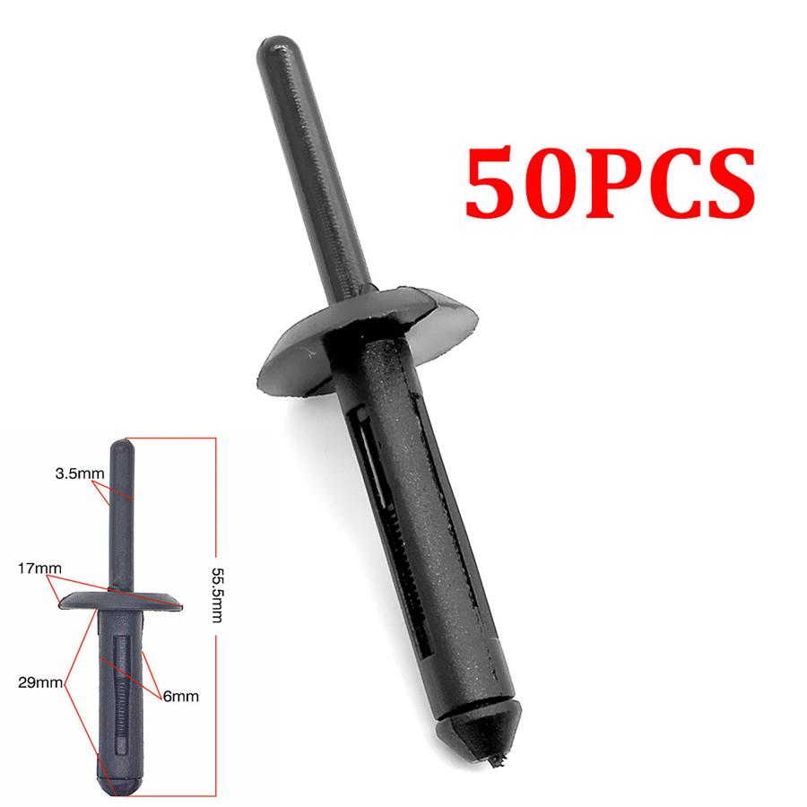 Nylon Plastic Fascia Bumper Rivets Car Body Repair Fastener Push Retainer Clips