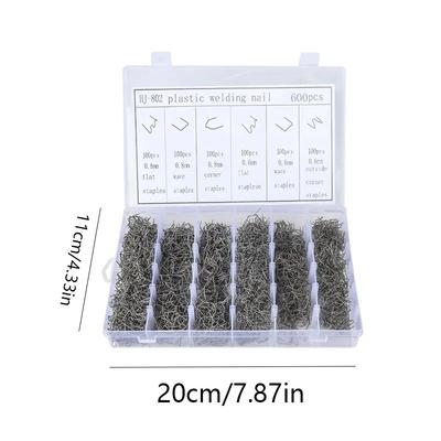 600PCS Hot Stapler Staples For Plastic Welder Automotive Plastic Repair Machine Welding Wire Car Bumper Repair Welding Machine