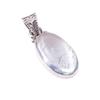 Natural Aquamarine Gemstone 925 Solid Sterling Silver Jewelry Pendant 1.25" v0E37