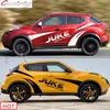 Wskpa9 1 set Carrosseriesticker Voor Nissan Juke Nismo Racing Sportstrepen Auto Deur Zijkant Decor Vinylstickers Exterieur Accessoires