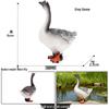 Realistic Farm Animal Models: Big Yellow Duck, Rooster, Turkey, Goose, and Swan